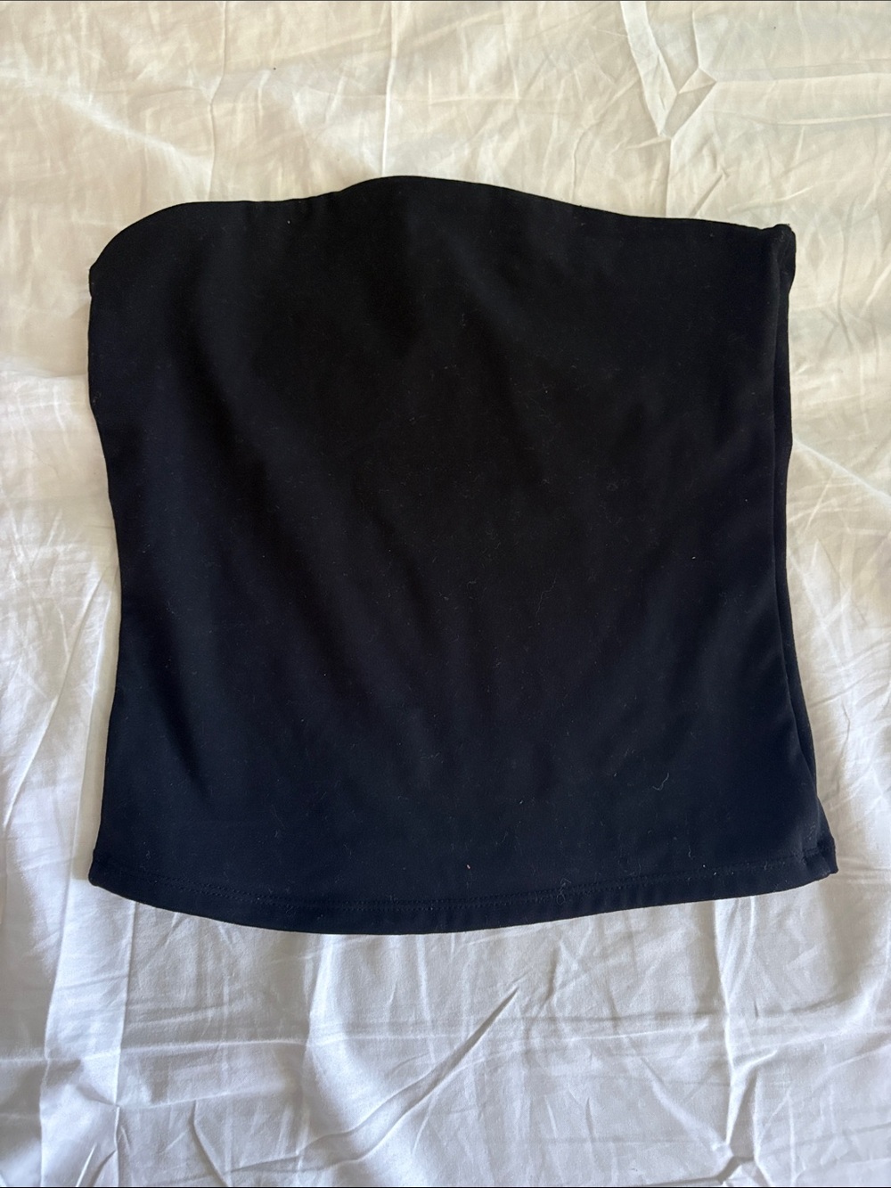 Garage Black Strapless Mini Skirt